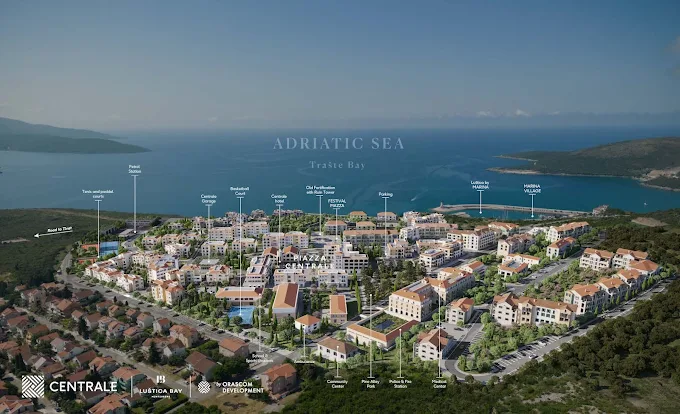 Luštica Bay - Centrale Piazza